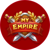 myempire casino round logo